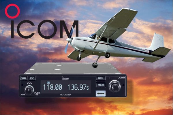 IC-A220T 8.33kHz Airband Panel Mount VHF Radio
